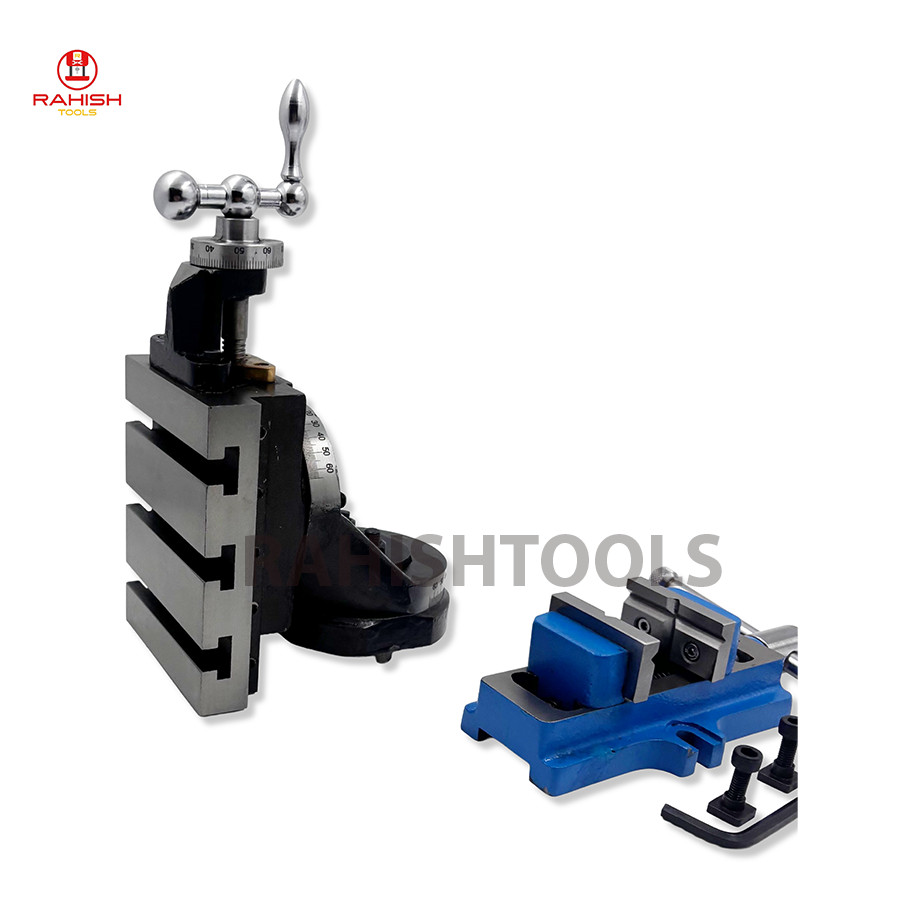 Lathe Vertical Milling Slide Swivel Base 4″ X 5″ With 2″Self Centering Vice