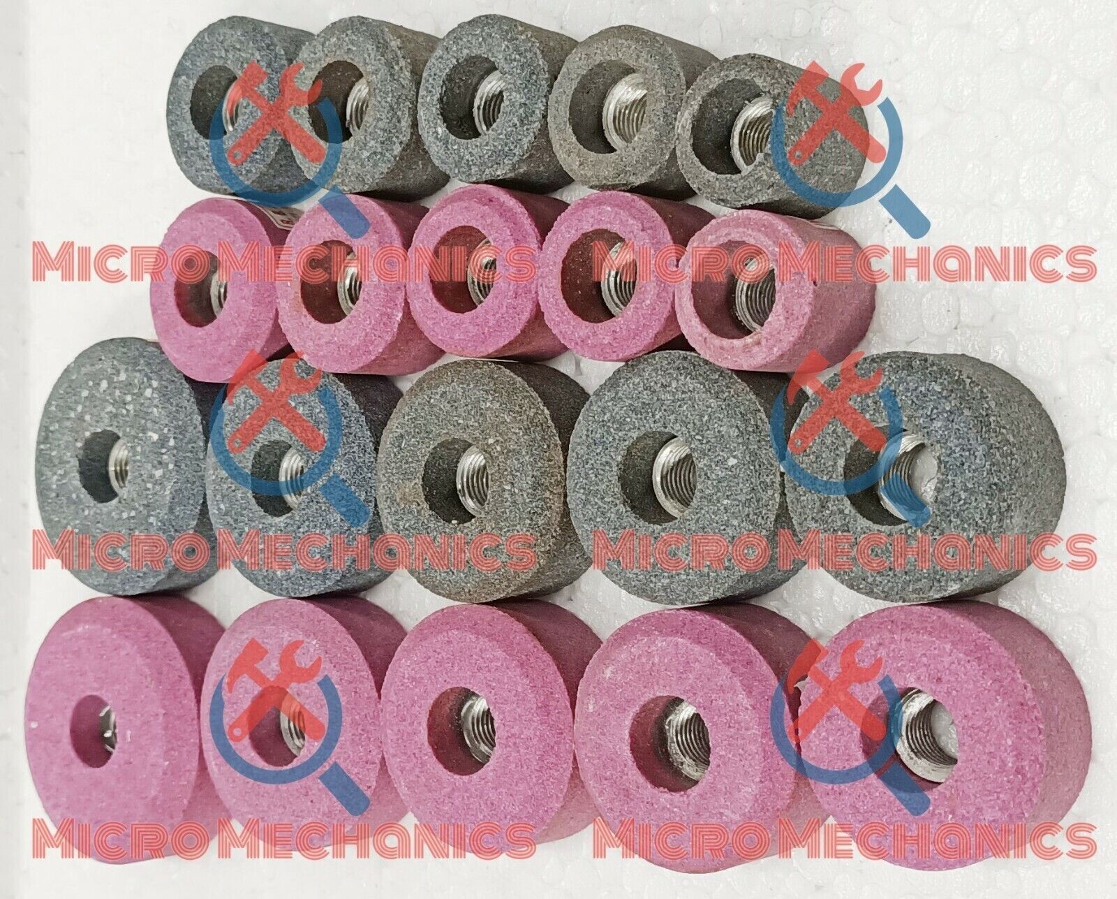 20x VALVE SEAT GRINDING WHEEL STONES Set For B & D HOLDER 9/16″ Thread 80 Grit.