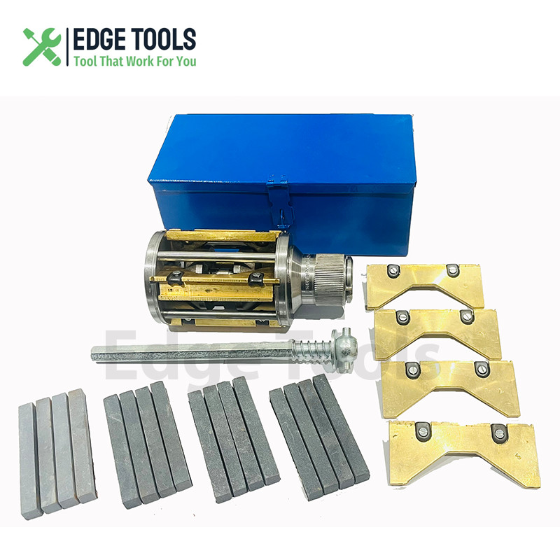 Cylinder Engine Hone Kit 3 1/2″ To 6 1/2″ Honing Machine + 4 Set Hone Stones USA