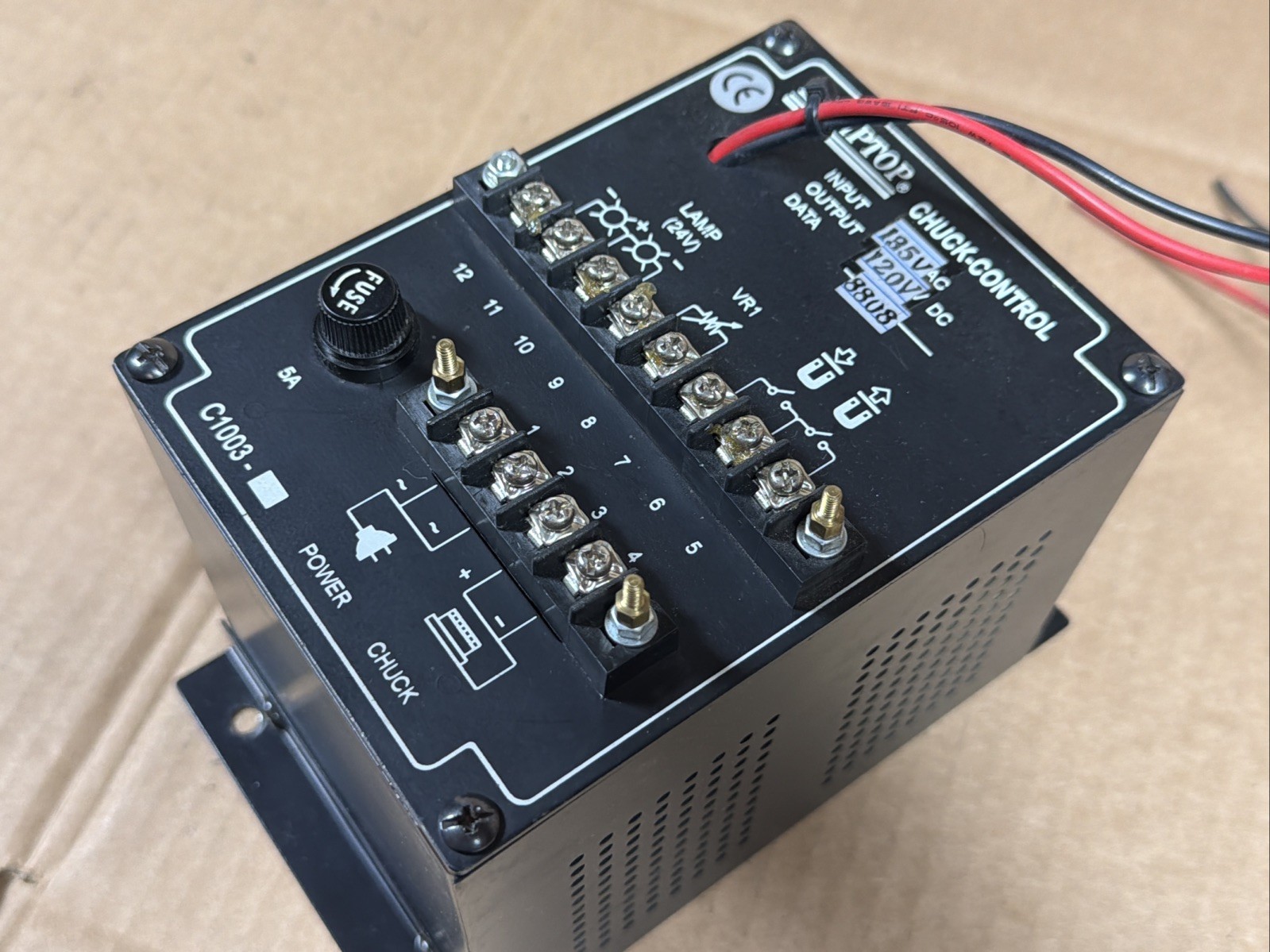 EQUIPTOP C1003 Chuck Control 135V AC Input, 120V DC Output WARRANTY FAST SHIP