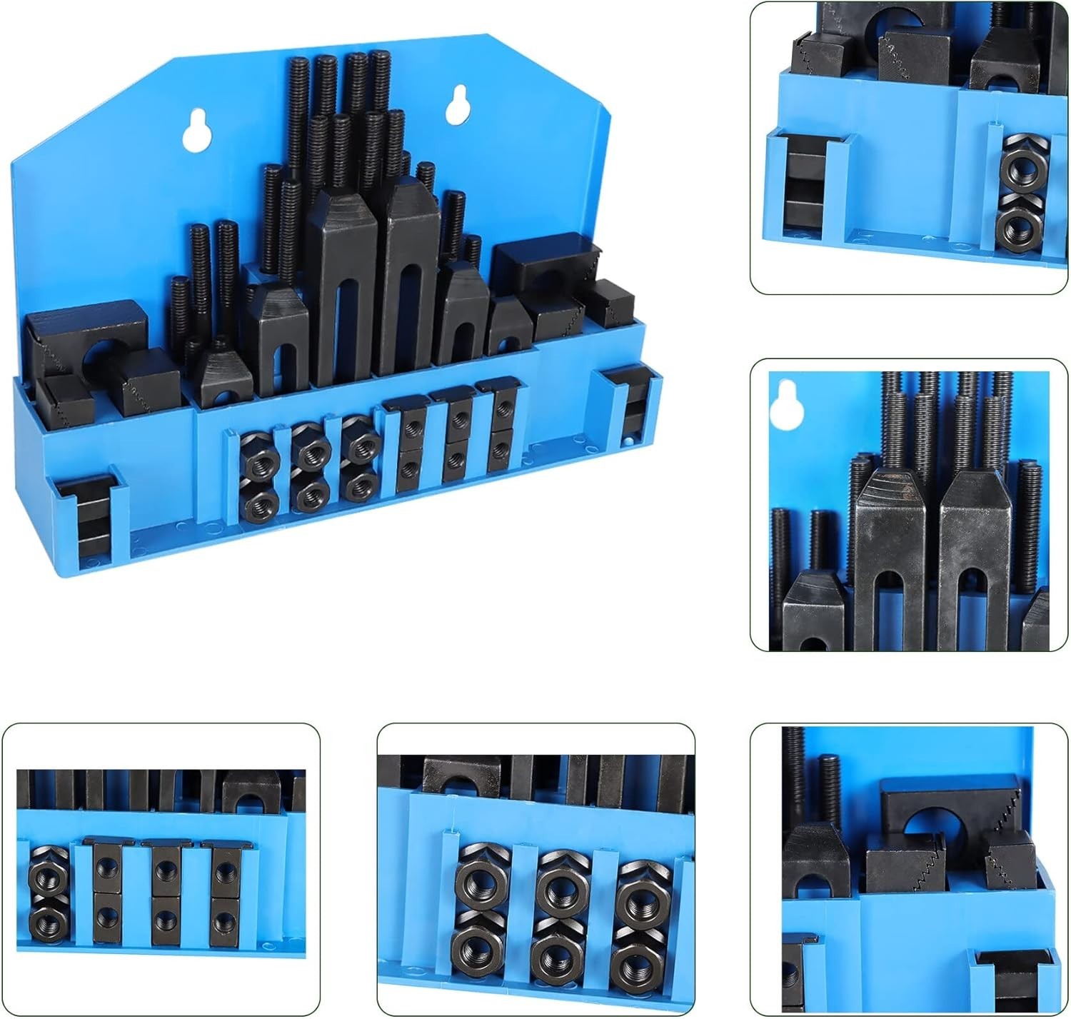 58PCS Machine Tool Clamping Kit for Milling Machine Fixture Set