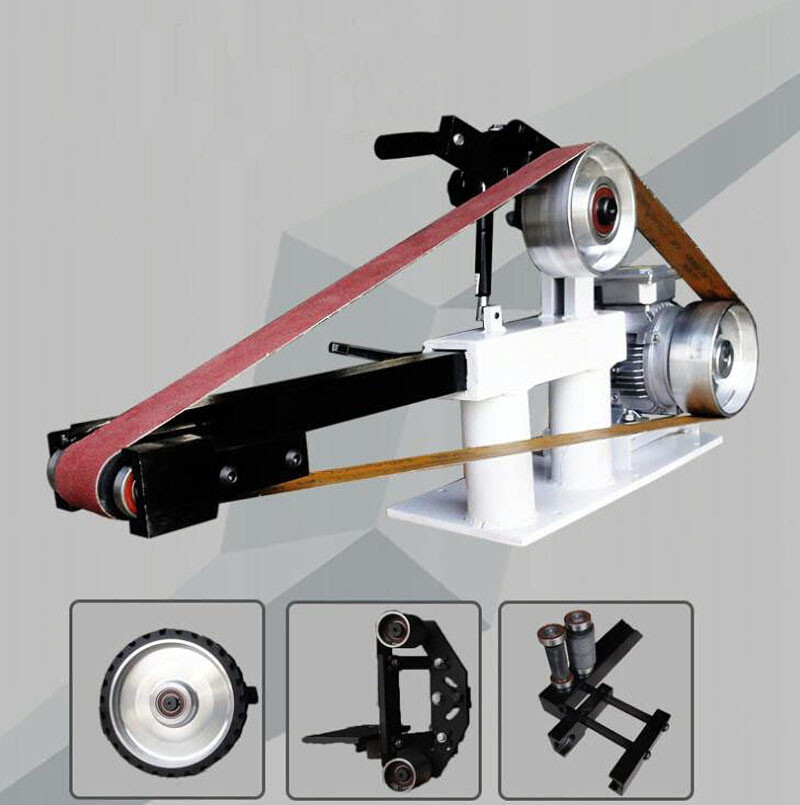 TECHTONGDA Belt Grinder Sander 2″x(72-82)” 2 HP Motor & Tools Industrial Use