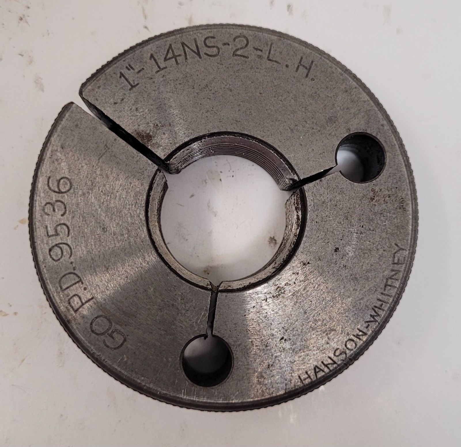Hanson-Whitney Thread Ring Gauges – Various Sizes – Set of 5