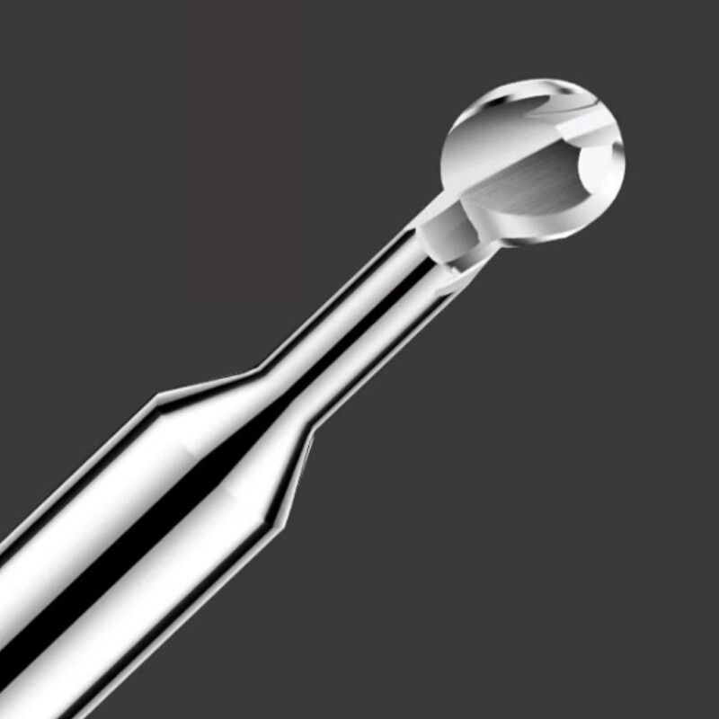 R0.5mm-R6mm Nano Coated Solid Carbide Ball Nose End Mill Lollipop Cutter CNC
