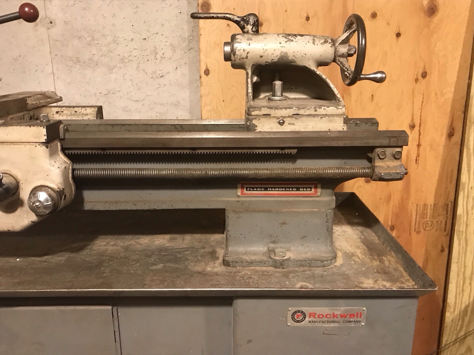 Rockwell 11” metal Lathe – Model 83-210 – 1HP 115/230 Extra Chuck – Steady Rest