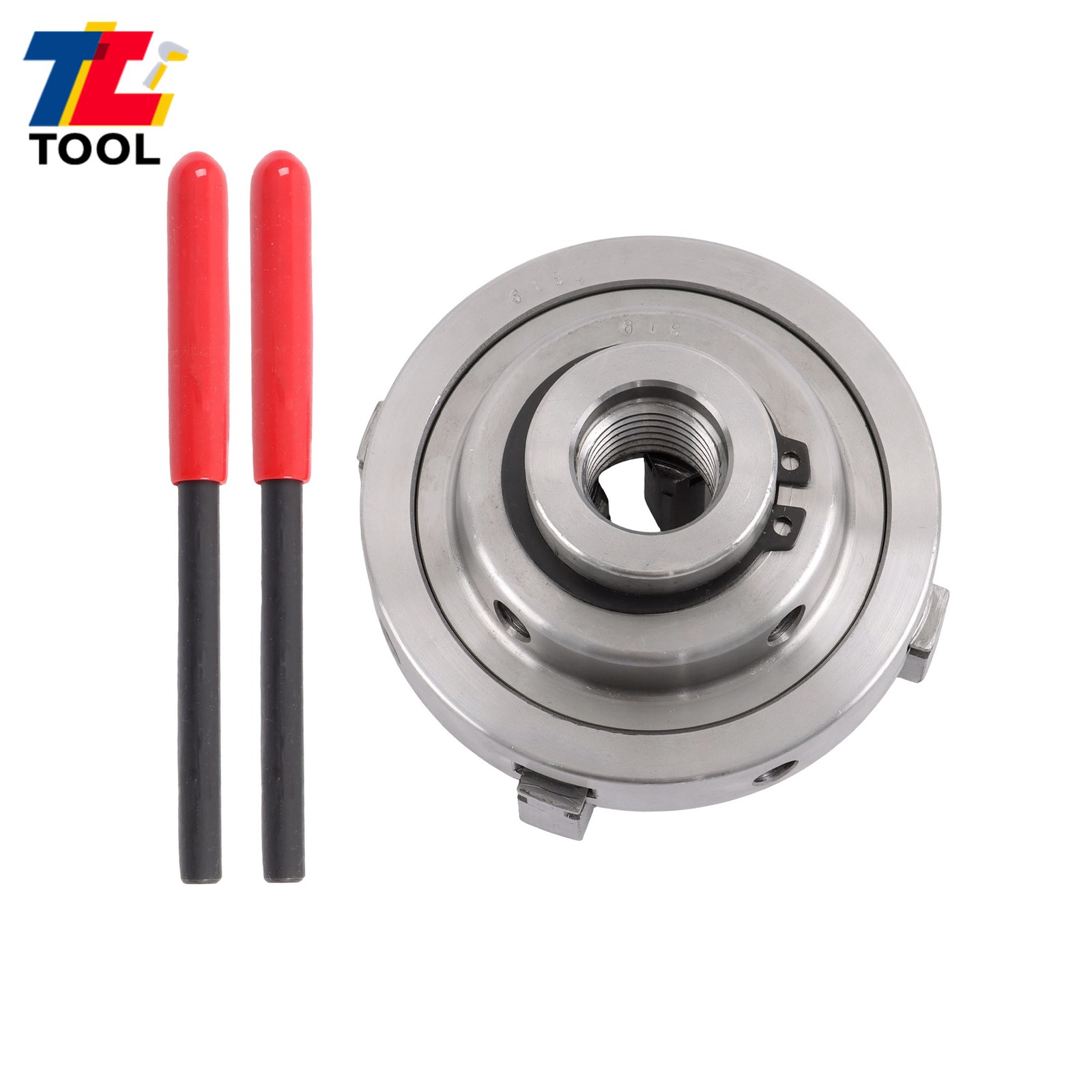 4 Inch High Concentricity 4 Jaw Lathe Chuck Set 1×8 TPI Self Centering