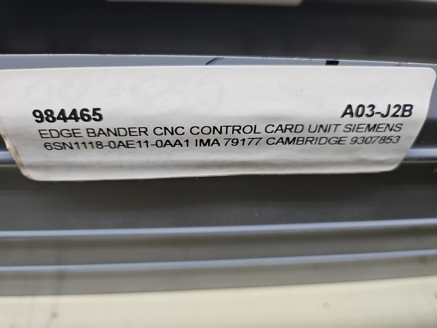 Edge Bander Cnc Control Card Unit