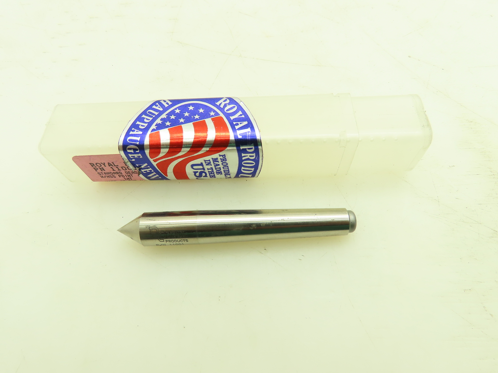 Royal Products 11001 HSS Dead Center Standard Full Point 1 MT High Speed Steel