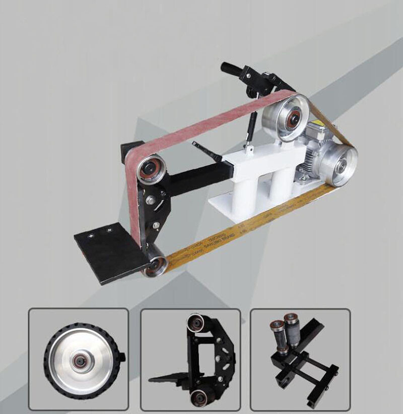 TECHTONGDA Belt Grinder Sander 2″x(72-82)” 2 HP Motor & Tools Industrial Use