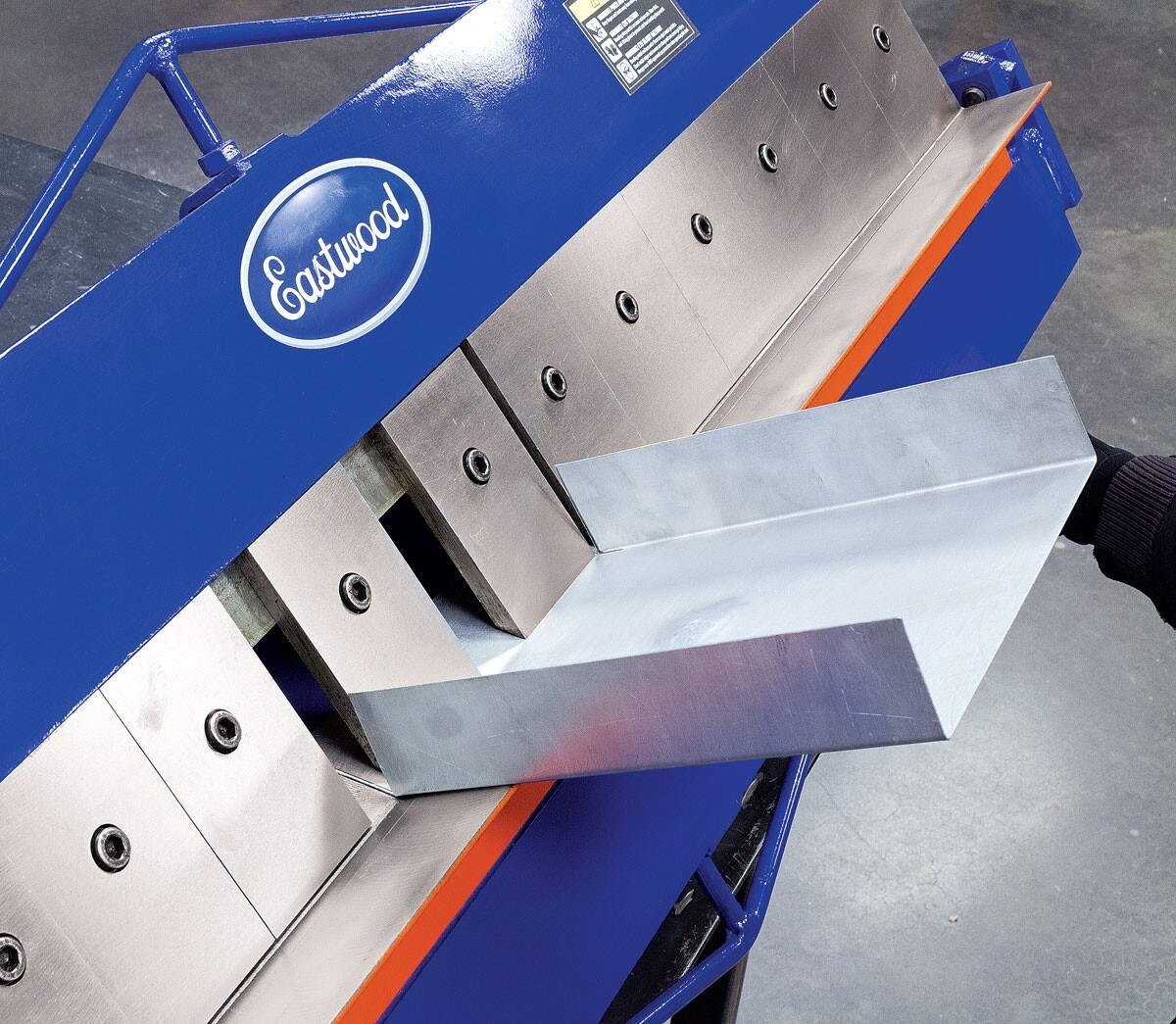 Eastwood 48 inch Box And Pan Bends Sheet Metal Brake Machine Adjustable Fingers