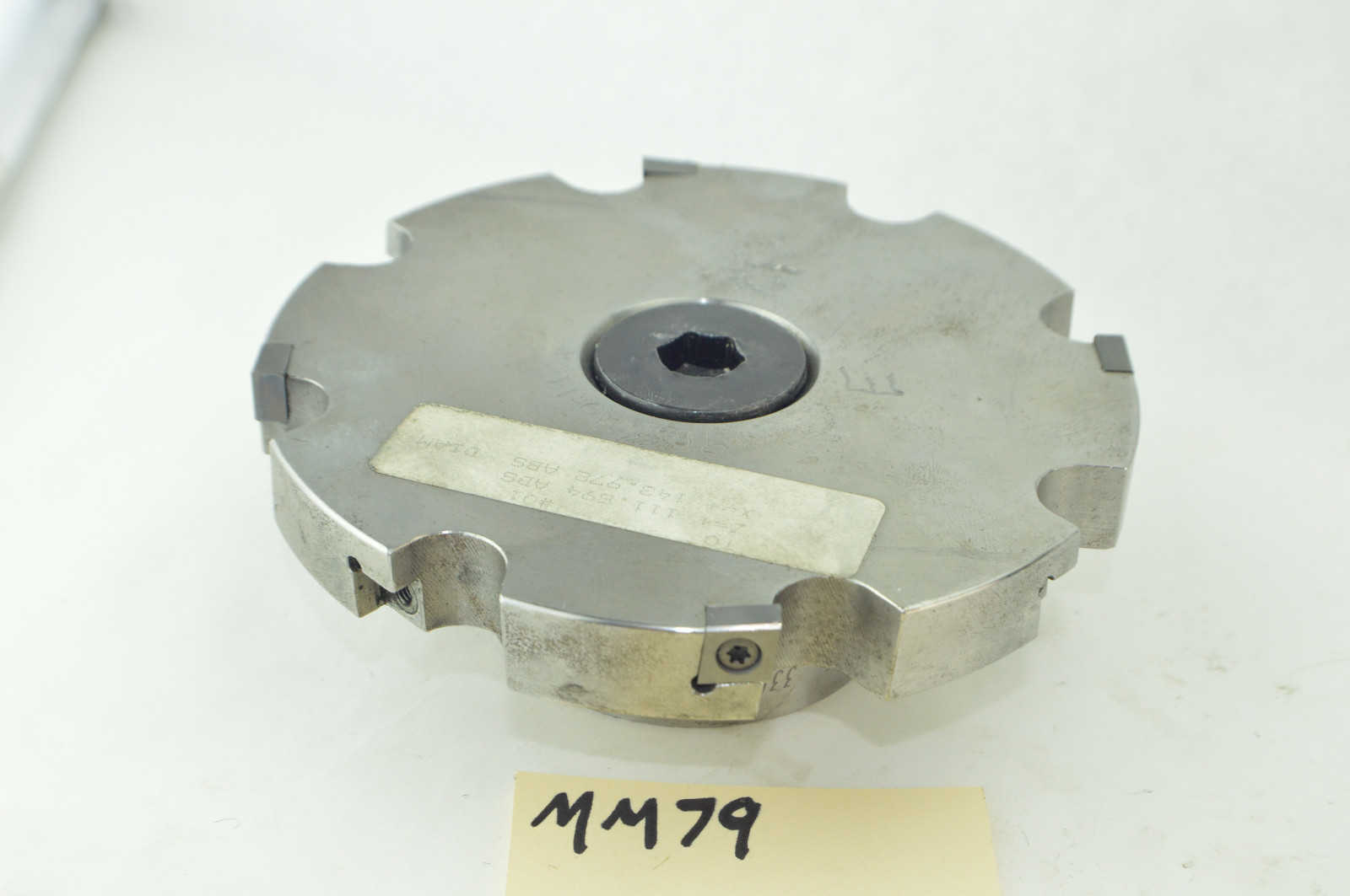 CArboloy / Seco R335.18 HN Indexable 8 Tool Slot Mill Slotting Cutter 5-5/8″