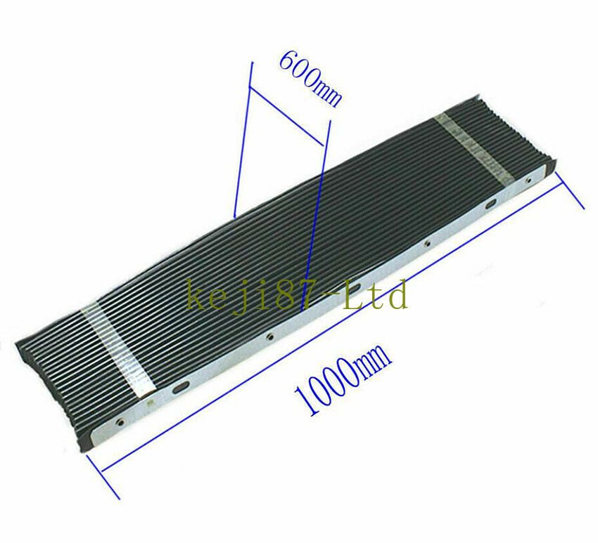 1PCS Milling Machine Part Accordion Type Retractable Way Rubber Cover 1000*600mm