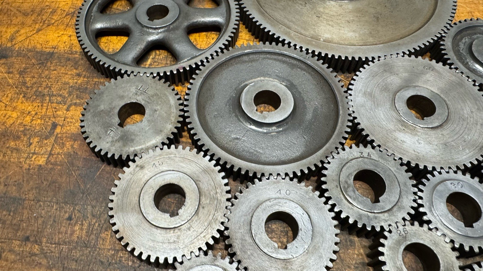 Lathe Change Gear Set 3/4” Bore 5/8” Thickness ￼South Bend Logan Monarch Sheldon