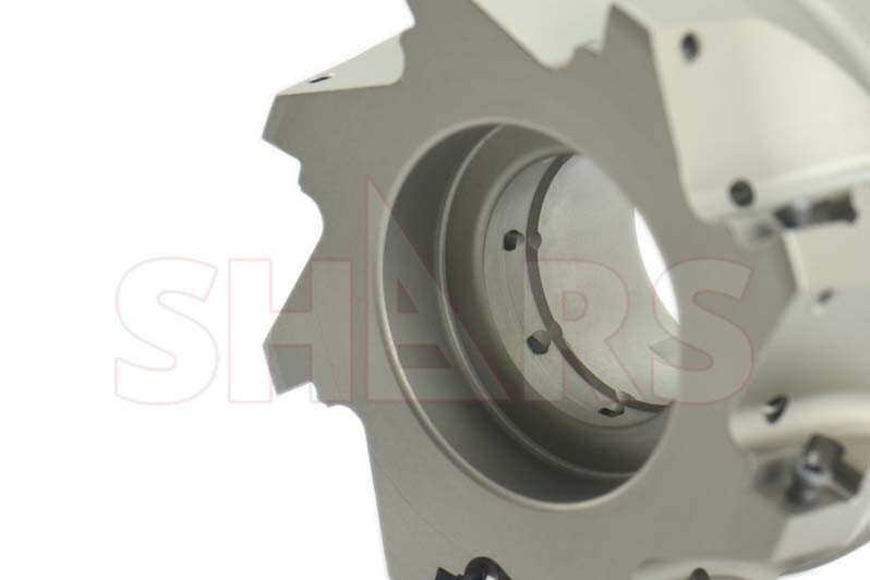 Shars 4″ Coolant Thru 90° Indexable Face Mill APKT 1604 8 Flutes New #[
