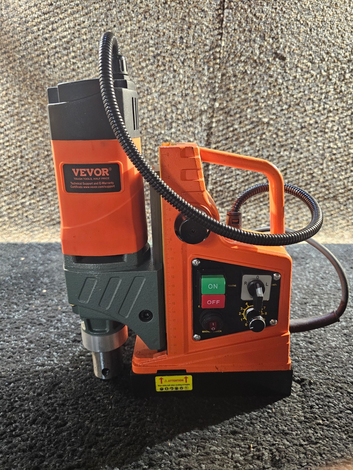 Magnetic ZT-45H Drill 1450W 2810lbf Portable Mag Drill Press 1.6 in Boring Dia.
