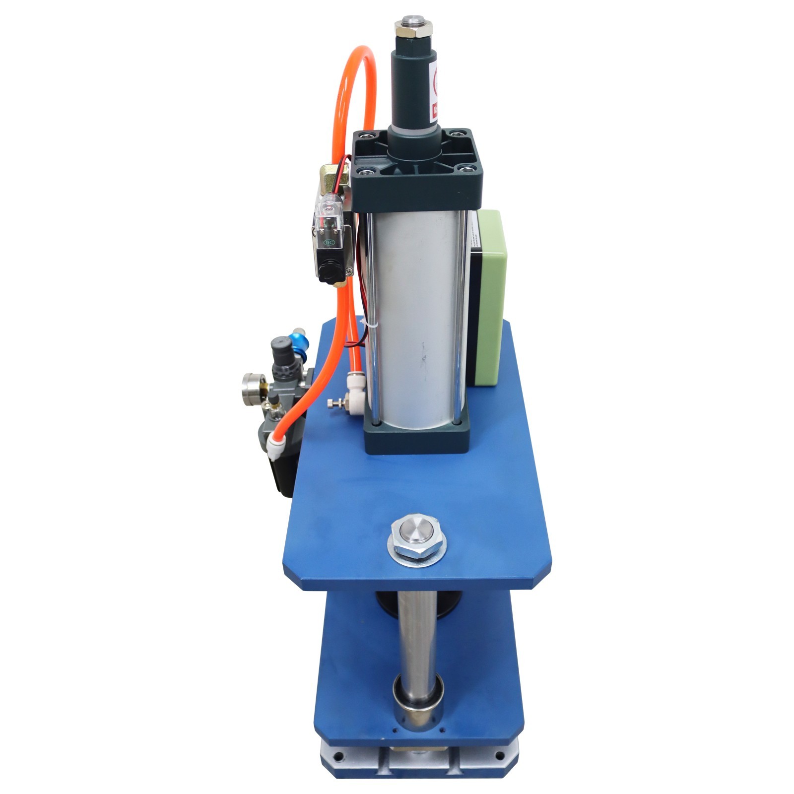 110V 1102lbs Pneumatic Punch Machine with Controller 7.87-1.96in Double-column