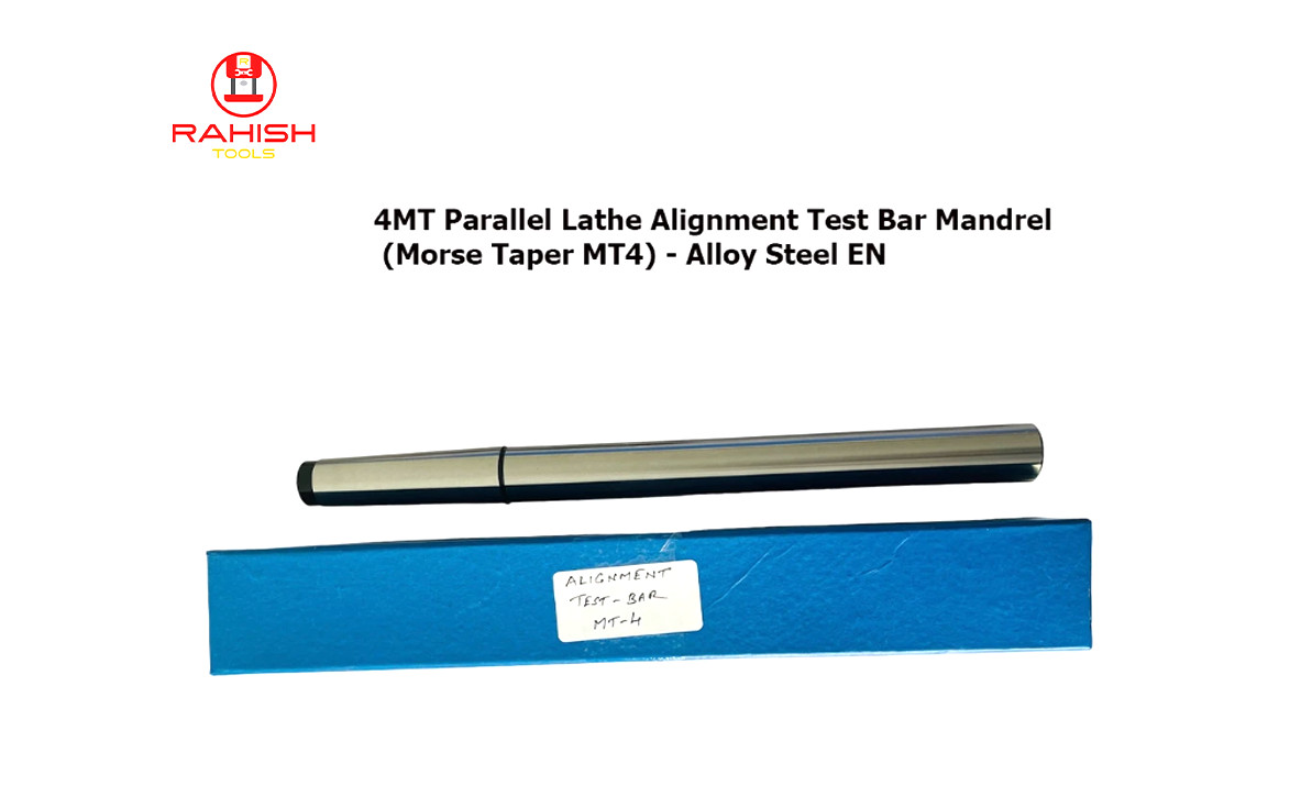 Parallel Lathe Alignment Test Bar Mandrel (Morse Taper MT4) 4MT – Alloy Steel EN