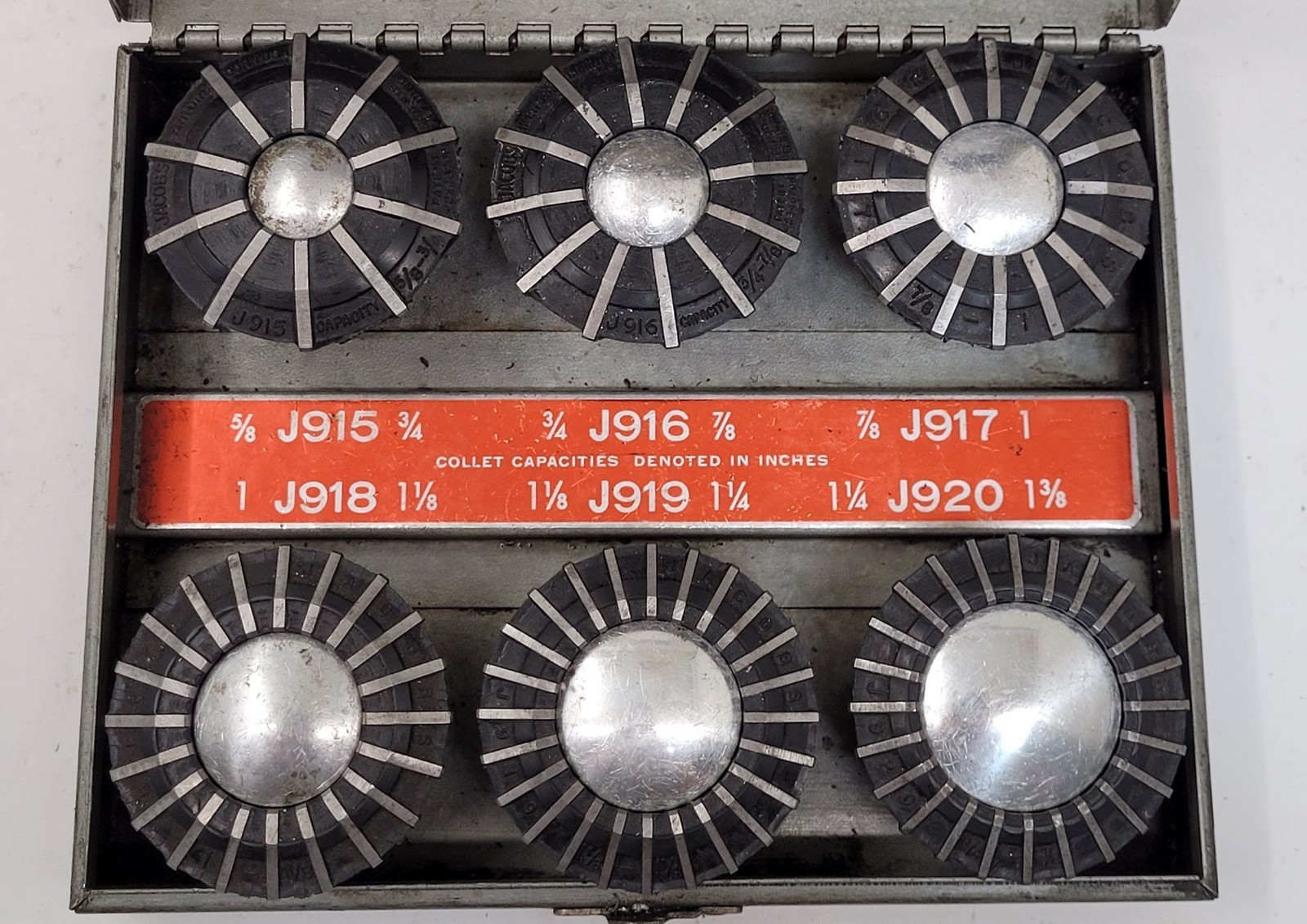 Jacobs Rubber Flex Collets – Range: 5/8in – 1-3/8in