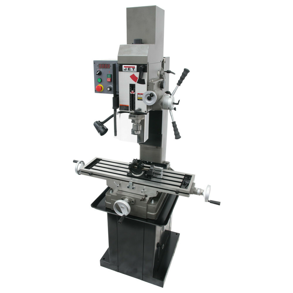 JET JT9-351051 JMD-45VSPFT Geared Head Mill Drill with Power Downfeed New
