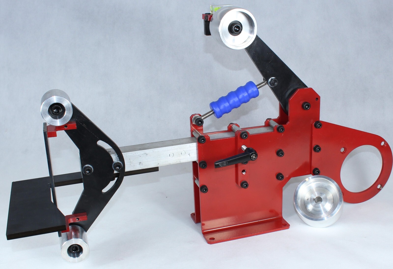 2×72 Belt Grinder – Complete with All Aluminium CNC machined Wheels – No Motor