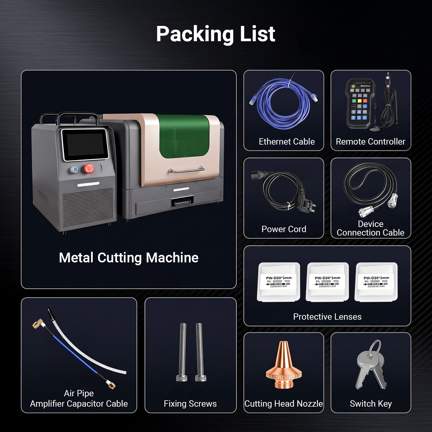 1200W Metal Laser Cutter Engraver JPT for Stainless Steel Brass Gold Silver