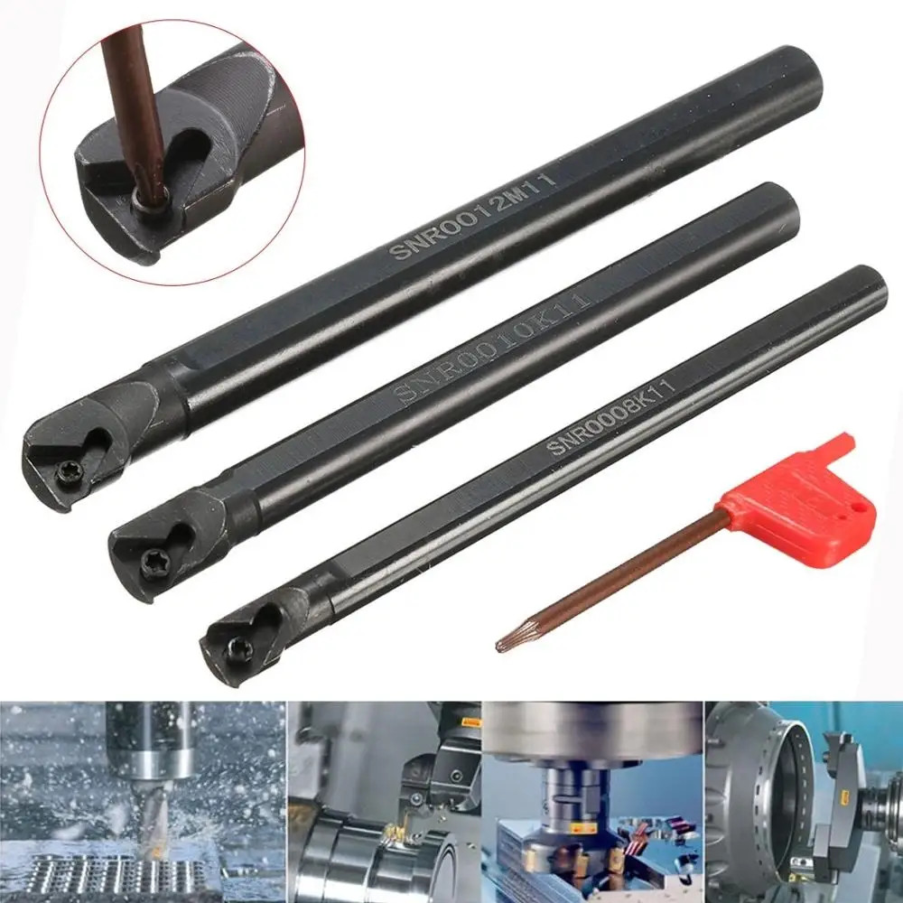CNC Lathe Inner Thread Turning Tool SNR0012M11 SNR0020R16 Carbide Cutter Holder