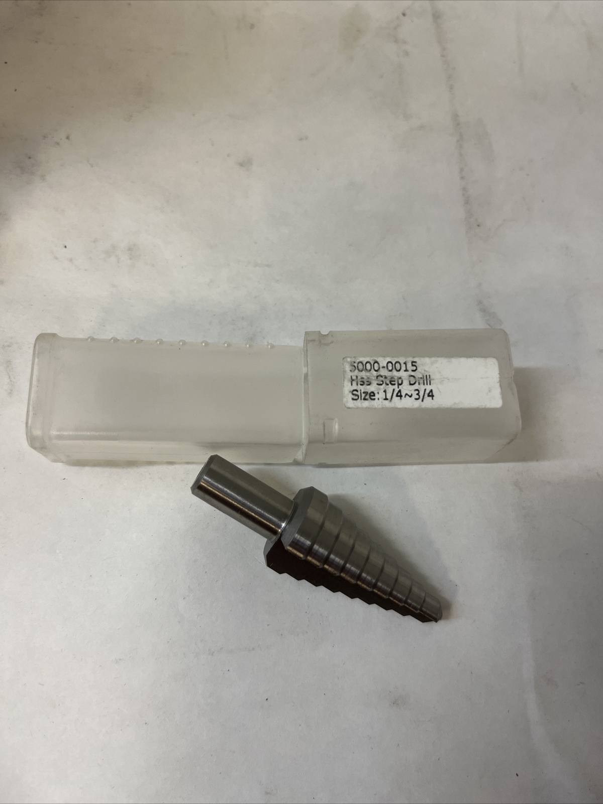 1/4-3/4″ HIGH SPEED STEEL STEP DRILL WITH 9 STEPS (5000-0015)