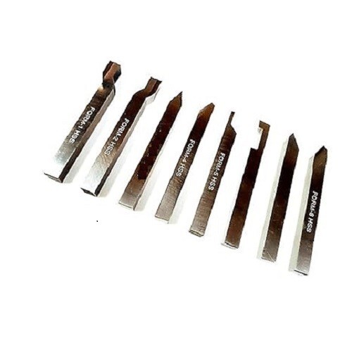 12MM HSS FORM TOOL SET OF 8 PCs SQUARE SHANK HSS ZEALINDUSTRIES
