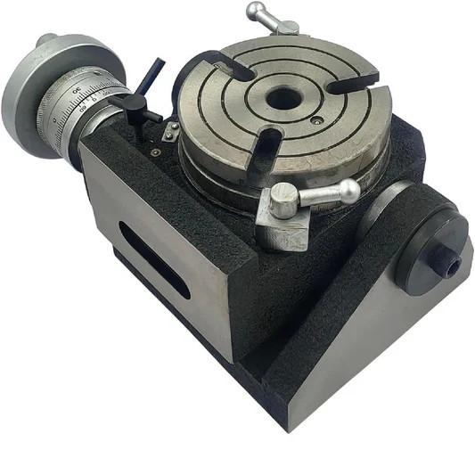 Horizontal Vertical 4″ Inch II 110 mm – MT2 Center Bore Rotary Milling Tables