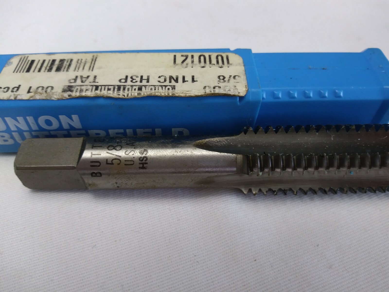 New Hand Tap Union Butterfield 1010121 5/8-11NC H3 4F P BL 1500A