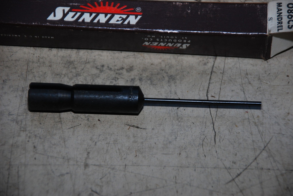 NEW, Sunnen Mandrel D8A 086CS S Made in USA INV=7248