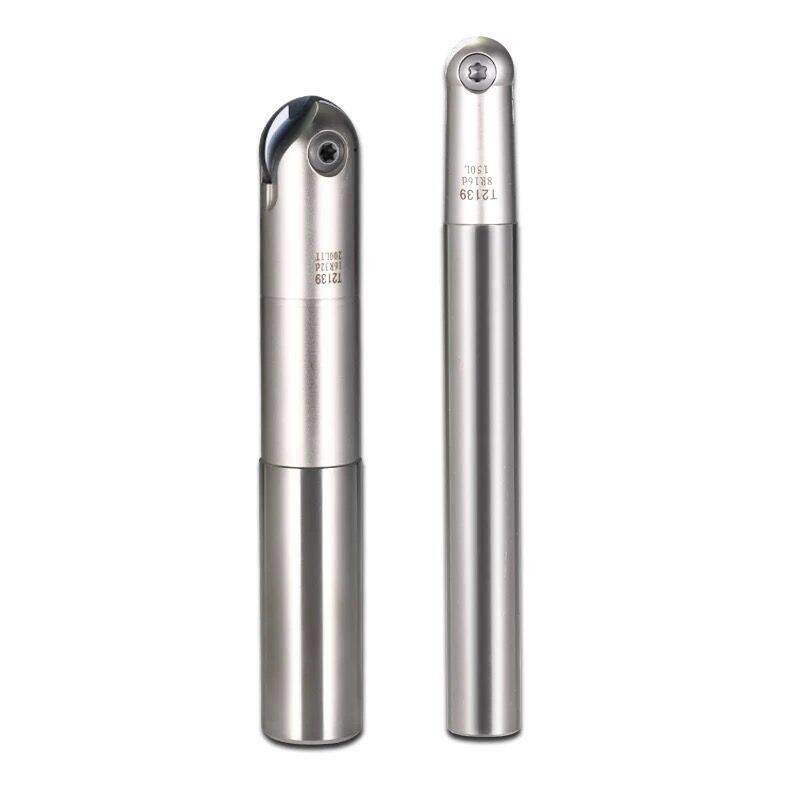 T2139 C12-4R/5R/6R-1T Ball Nose milling cutter + 2pcs P3200-D16 inserts