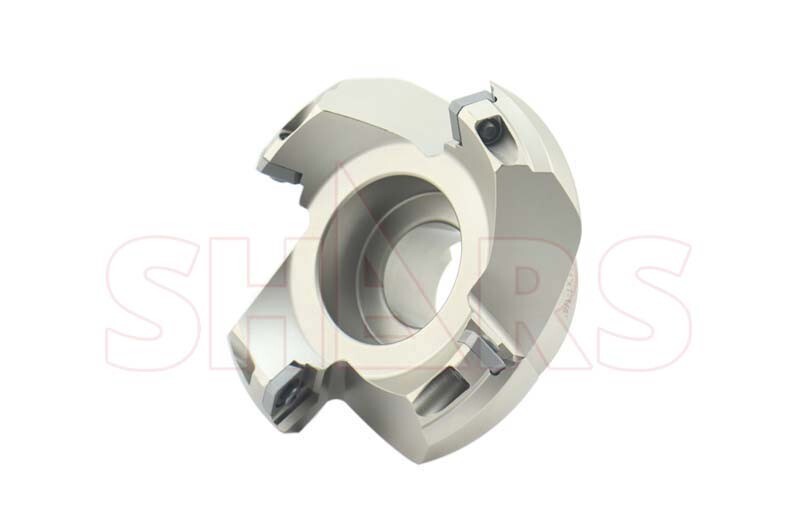 Shars 4″ 45° Indexable Face Mill SEET18T6 Insert 4 Flutes NEW M[