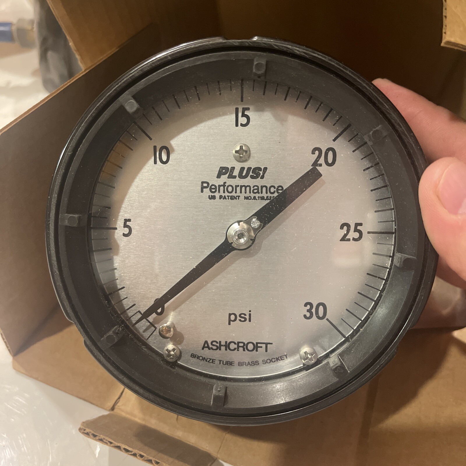 DFW-ASHCROFT 45-1220-a-02B-30 PSI General Service GAUGE 4.5” 1VA-22271-030
