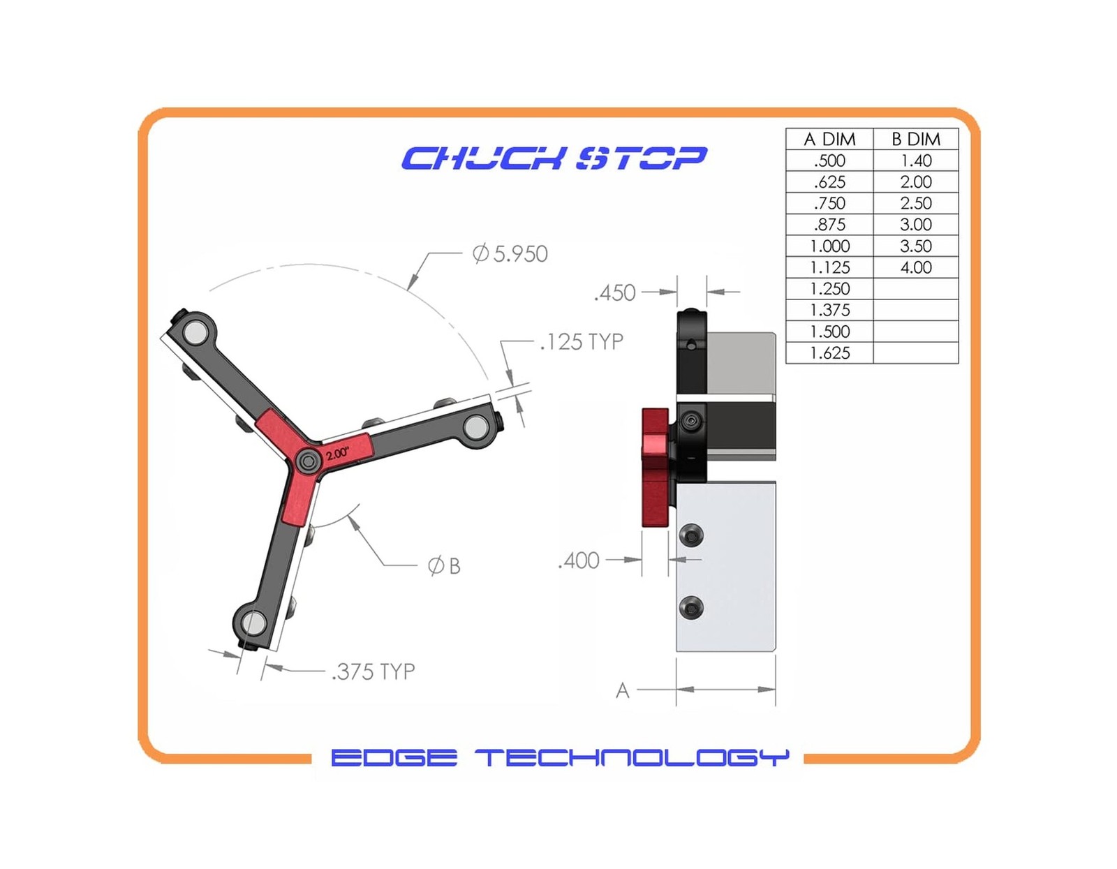 30-000 Chuck Stop Spider Set – Magnetic Spider, includes 10 Sets of Parallel …