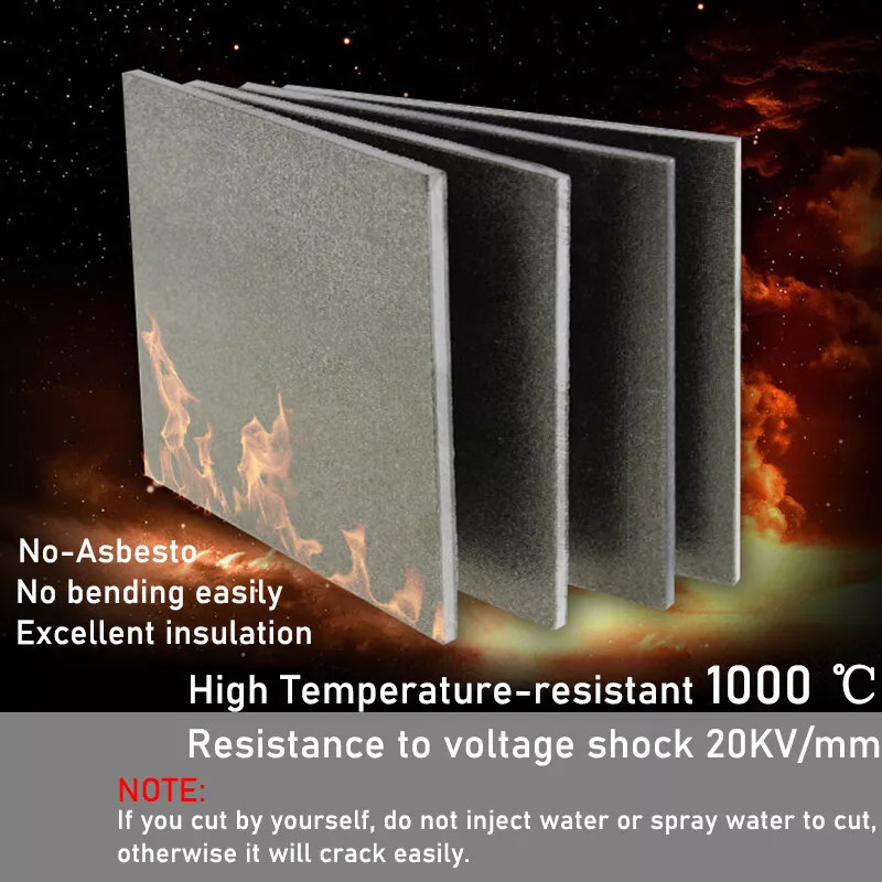 Mould Heat Shield Sheet Thermal High Temp Insulation Fire Board 500℃ – 1000℃