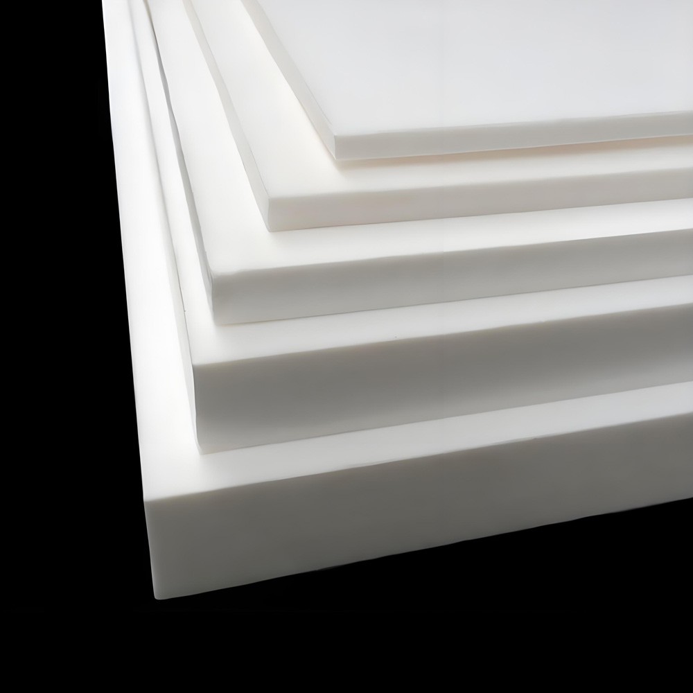 PTFE White Sheet 5mm 6mm 8mm 10mm to 45mm Thick Various Rectangular Strip sizes