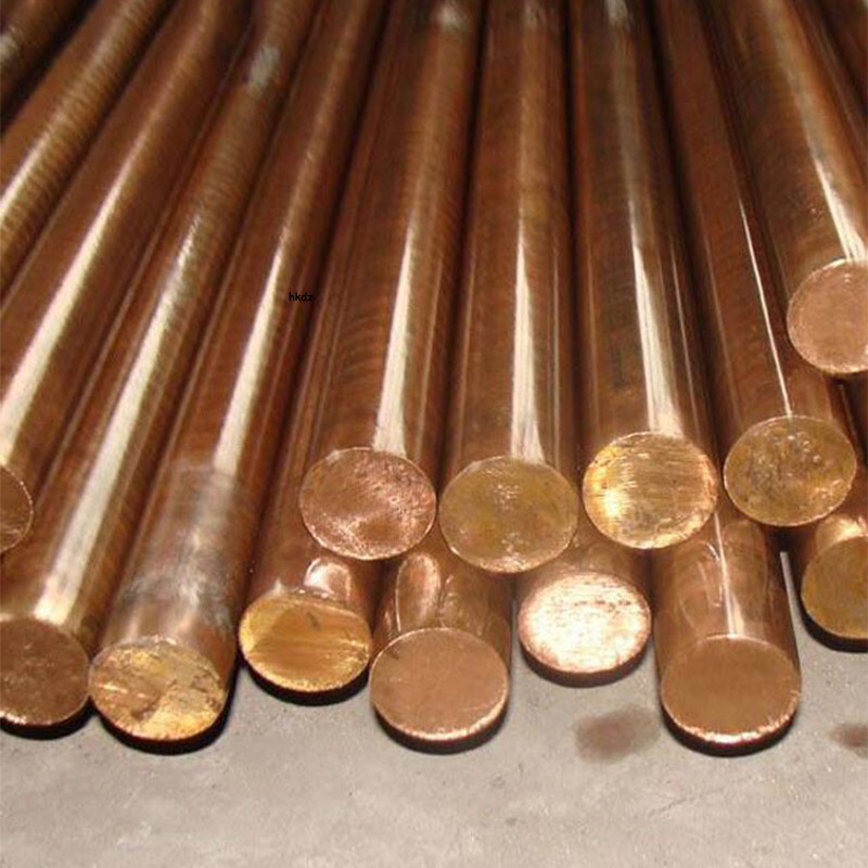 T2 Pure Copper Round Bar Rod Metal Solid Rods Anodic Dia 6mm-50mm Length 100mm