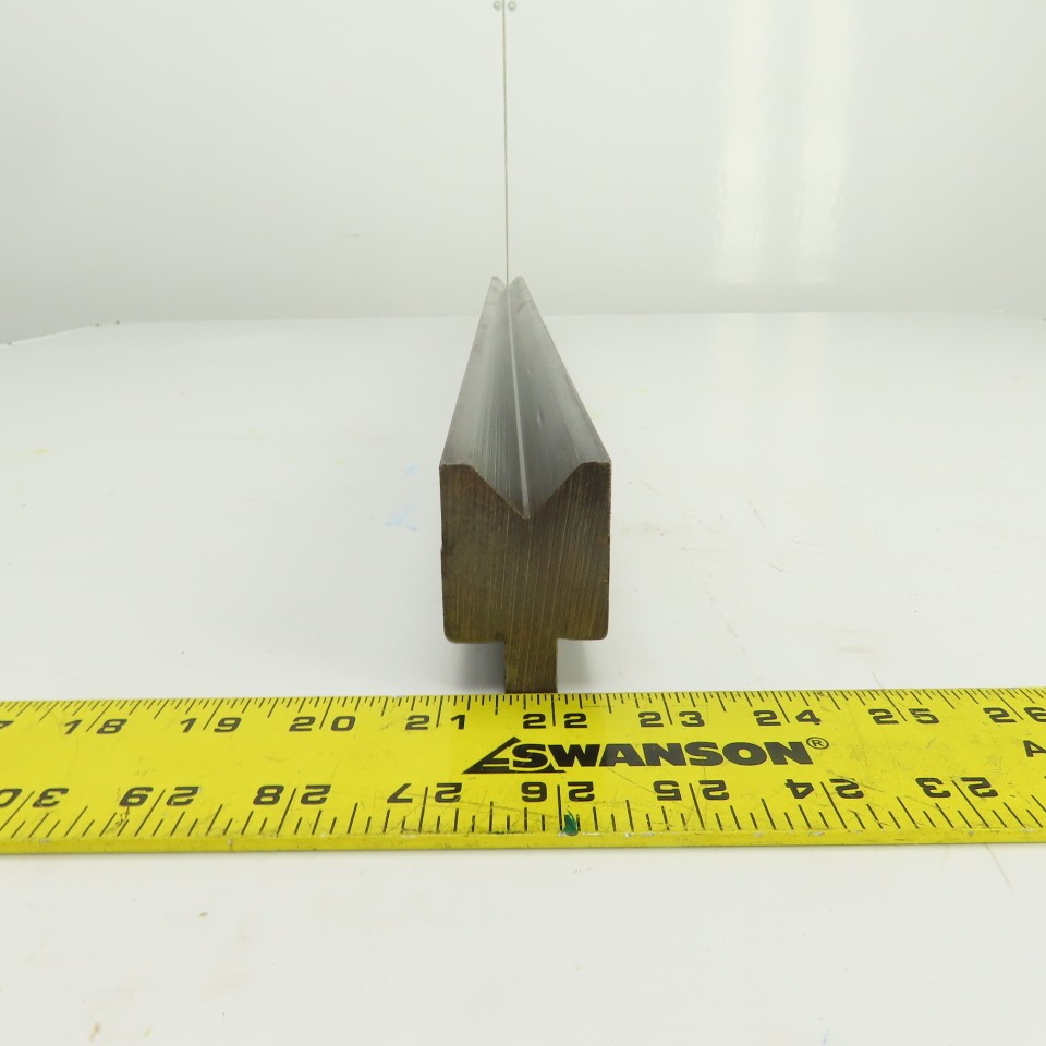 36-3/4″ Press Brake Forming 90° V Angle Die Block 1/2″ Tang 1-5/8″H 1-1/2″ Thic