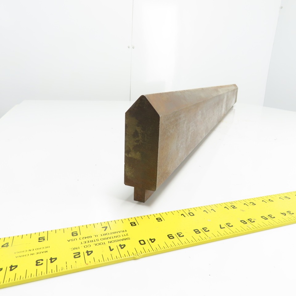 48″ Long 85° V-Forming Press Brake Die Punch 1/2″ Tang 1-3/8″ Wide x 4-3/8″ Tal