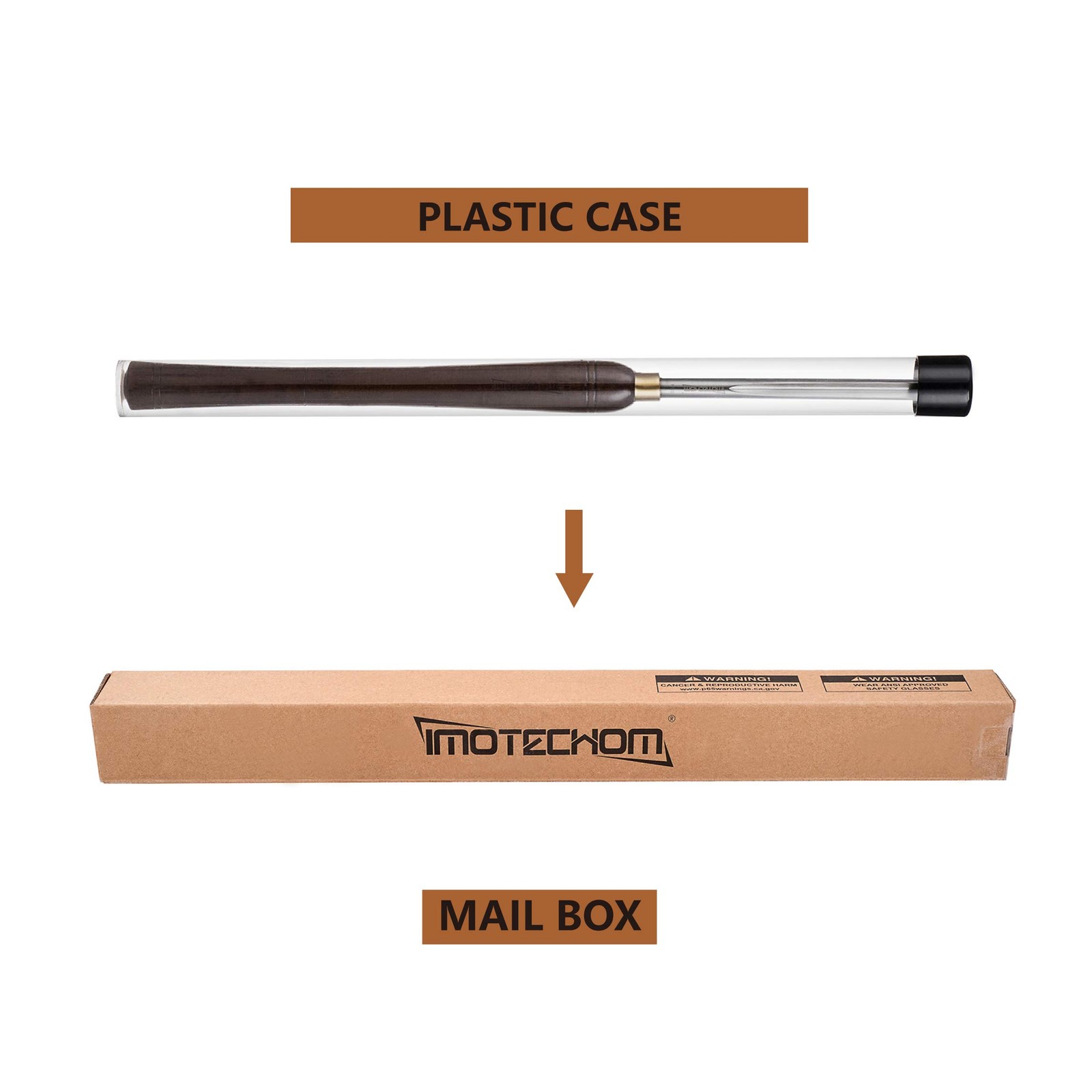 IMOTECHOM 1/2-Inches HSS Bowl Gouge Lathe Chisel Wood Turning Tools with Round P