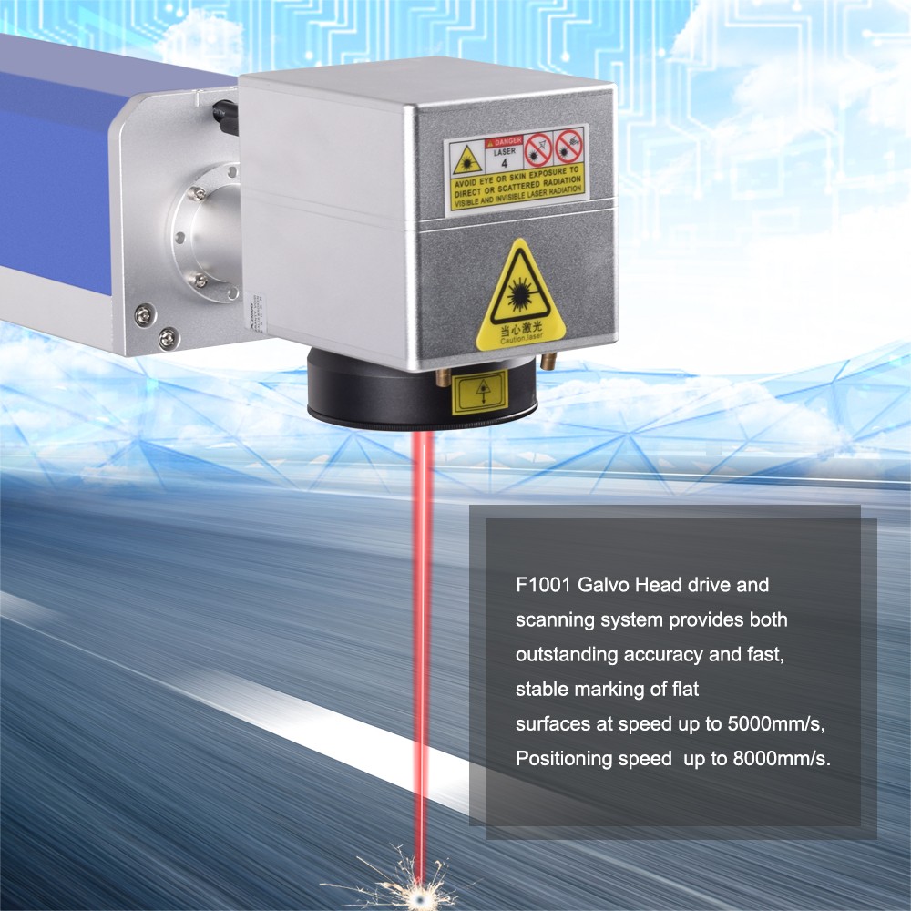 Scotle JPT MOPA 30W Fiber Laser Marking Machine Metal Engraver Color Marker AU