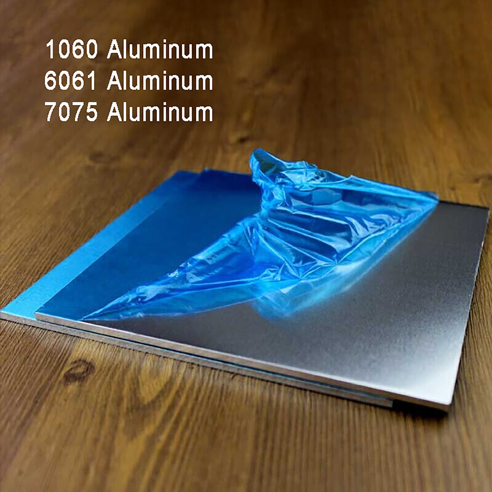 10pcs Aluminium Sheet Plate 7075 Alu Board | Thick 4mm | 100x100mm Wide