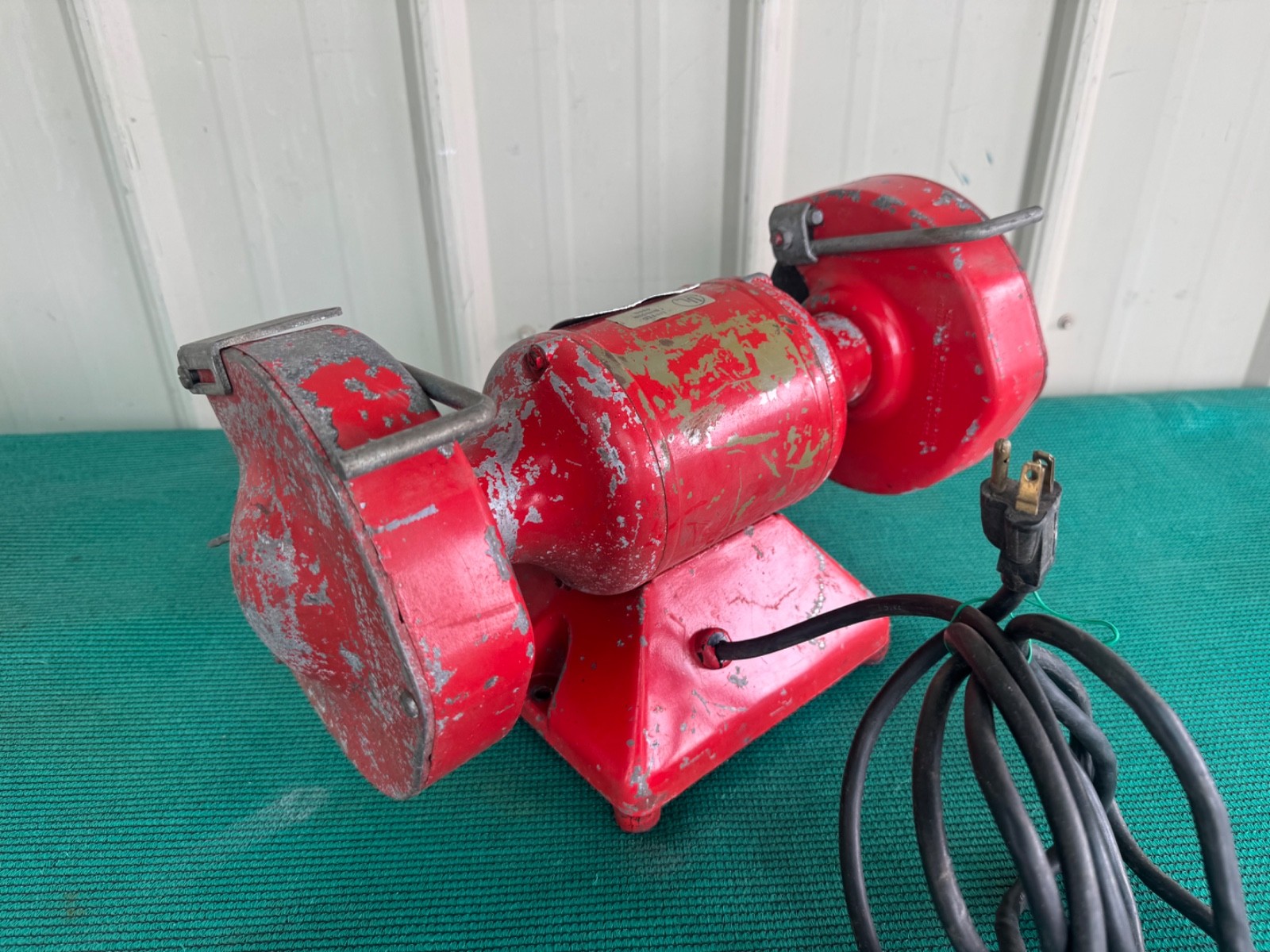 Baldor 612R Bench Grinder Buffer Wire Wheel 1/3 hp – 3600 Rpm 6″ USA See Video
