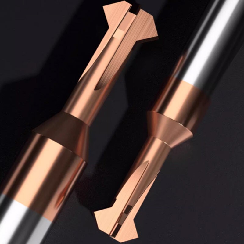 Carbide Chamfer Cutter Deburrer Double Angle End Mill Ø3-12mm 3/4 Flute Milling