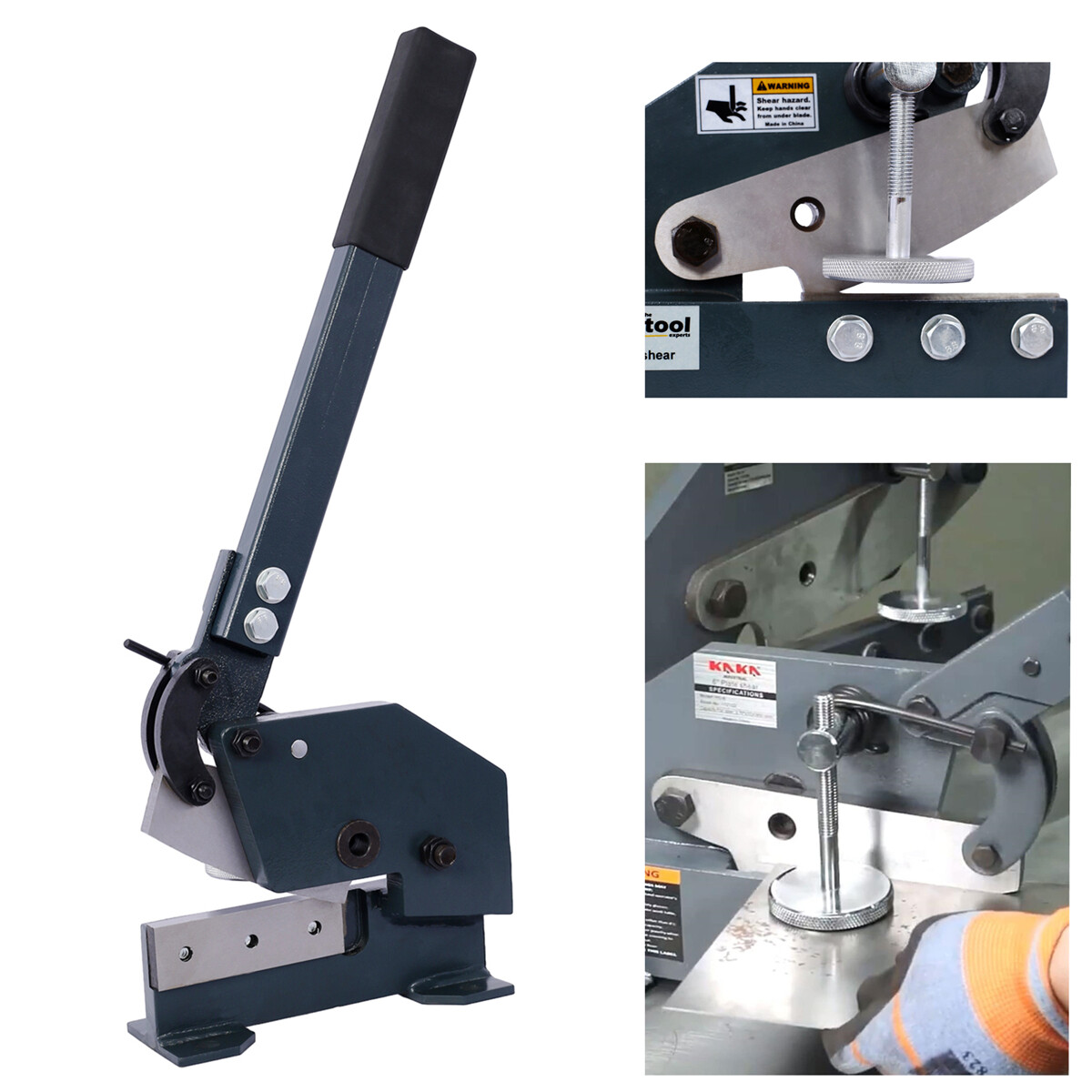 5 Inch Sheet Metal Plate Shear Solid Steel Frame Mounting Type for Cutting Sheet