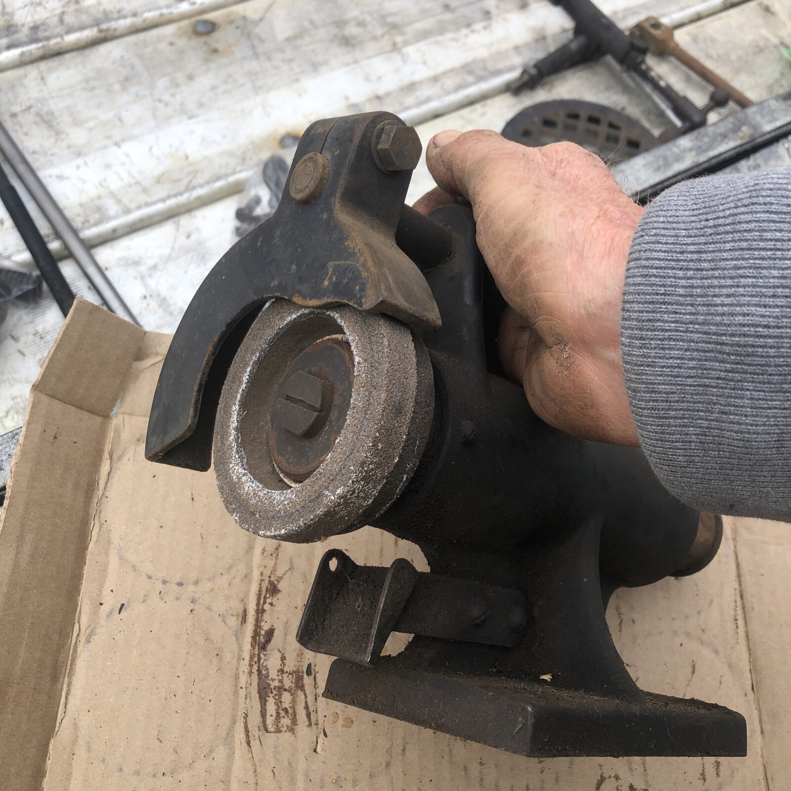 SIOUX 650 VALVE FACE GRINDING MACHINE HEAD ASSEMBLY SPINDLE