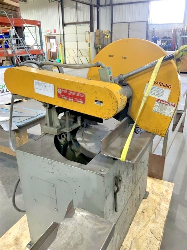 Everett 22″ Dry Double Miter Abrasive Chop Saw – Make Offer!