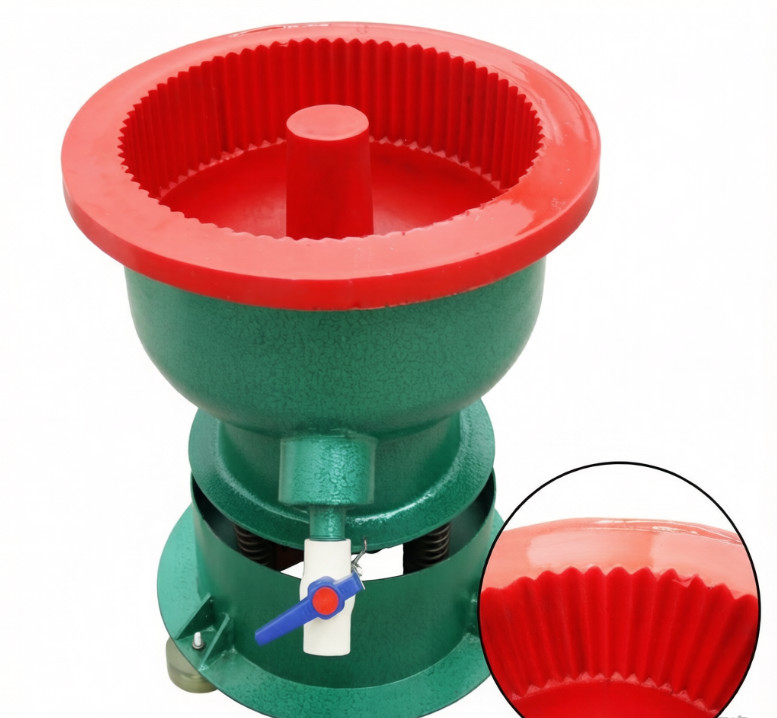 220V Vibratory Tumbler Polisher For Auto Bearing Ceramic Parts Surface Grinding