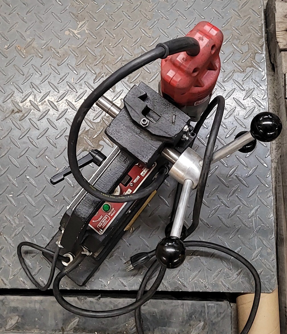 GaMag 1208 Landis Adjustable Magnetic Drill Press Fixed Speed + Reverse Mag Bore